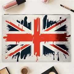 Union Jack England Uk United Kingdom London Cosmetic Bag (xxl) by Bangk1t