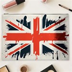 Union Jack England Uk United Kingdom London Cosmetic Bag (XXL) Front