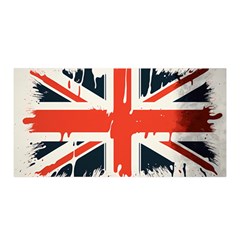 Union Jack England Uk United Kingdom London Satin Wrap 35  X 70  by Bangk1t