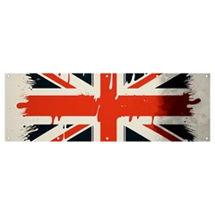 Union Jack England Uk United Kingdom London Banner And Sign 12  X 4  by Bangk1t