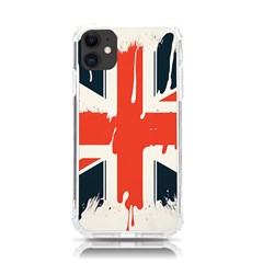 Union Jack England Uk United Kingdom London Iphone 11 Tpu Uv Print Case by Bangk1t