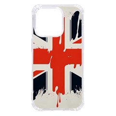 Union Jack England Uk United Kingdom London Iphone 14 Pro Tpu Uv Print Case by Bangk1t