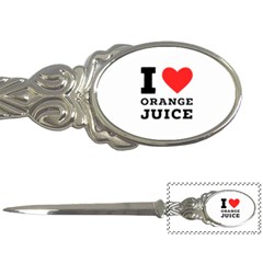 I Love Orange Juice Letter Opener by ilovewhateva