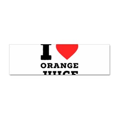 I Love Orange Juice Sticker Bumper (100 Pack) by ilovewhateva