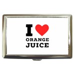 I love orange juice Cigarette Money Case Front