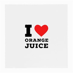 I Love Orange Juice Medium Glasses Cloth by ilovewhateva