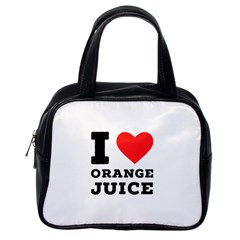 I Love Orange Juice Classic Handbag (one Side) by ilovewhateva