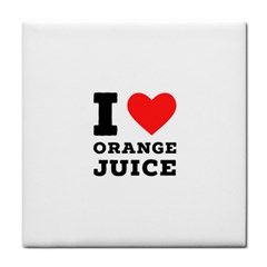 I Love Orange Juice Face Towel by ilovewhateva