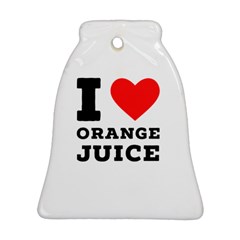 I Love Orange Juice Ornament (bell) by ilovewhateva