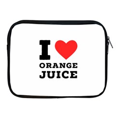 I Love Orange Juice Apple Ipad 2/3/4 Zipper Cases by ilovewhateva