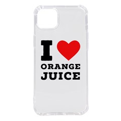 I Love Orange Juice Iphone 14 Plus Tpu Uv Print Case by ilovewhateva