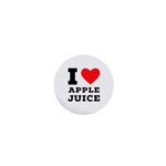 I love Apple juice 1  Mini Magnets Front