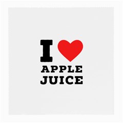 I Love Apple Juice Medium Glasses Cloth by ilovewhateva