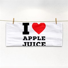 I Love Apple Juice Hand Towel by ilovewhateva