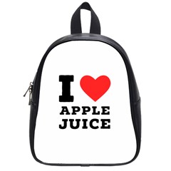 I Love Apple Juice School Bag (small) by ilovewhateva