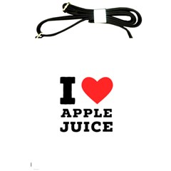 I Love Apple Juice Shoulder Sling Bag by ilovewhateva