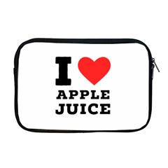 I Love Apple Juice Apple Macbook Pro 17  Zipper Case by ilovewhateva