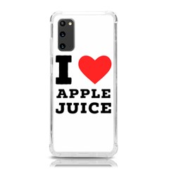 I Love Apple Juice Samsung Galaxy S20 6 2 Inch Tpu Uv Case by ilovewhateva