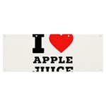 I love Apple juice Banner and Sign 8  x 3  Front