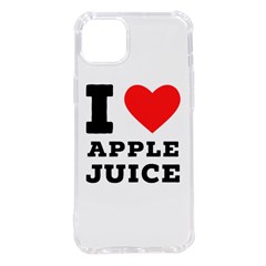 I Love Apple Juice Iphone 14 Plus Tpu Uv Print Case by ilovewhateva