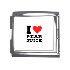 I Love Pear Juice Mega Link Italian Charm (18mm) by ilovewhateva