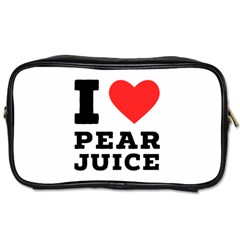 I Love Pear Juice Toiletries Bag (one Side) by ilovewhateva