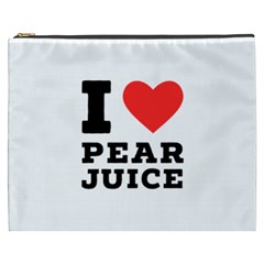 I Love Pear Juice Cosmetic Bag (xxxl) by ilovewhateva