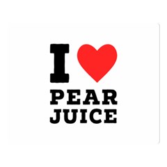 I Love Pear Juice Two Sides Premium Plush Fleece Blanket (large) by ilovewhateva