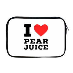 I Love Pear Juice Apple Macbook Pro 17  Zipper Case by ilovewhateva