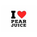 I love pear juice Premium Plush Fleece Blanket (Extra Small) 40 x30  Blanket Front