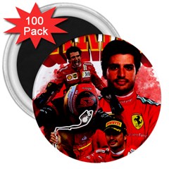 Carlos Sainz 3  Magnets (100 Pack) by Boster123