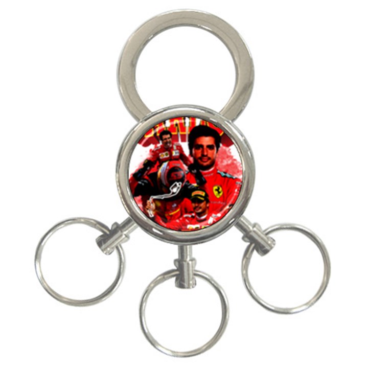 Carlos Sainz 3-Ring Key Chain