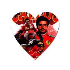 Carlos Sainz Heart Magnet