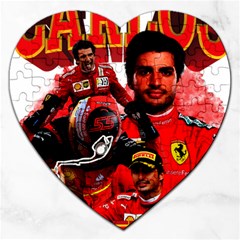 Carlos Sainz Jigsaw Puzzle (heart)