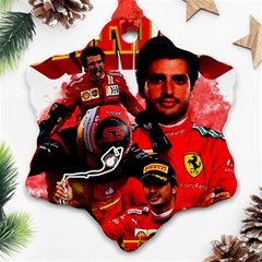 Carlos Sainz Ornament (snowflake) by Boster123