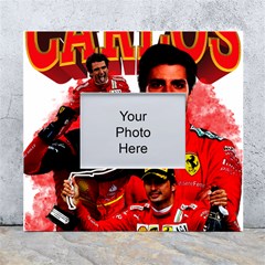 Carlos Sainz White Wall Photo Frame 5  X 7  by Boster123