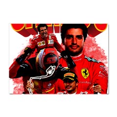 Carlos Sainz Crystal Sticker (a4) by Boster123