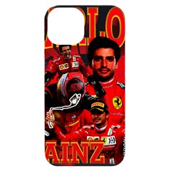 Carlos Sainz Iphone 14 Black Uv Print Case