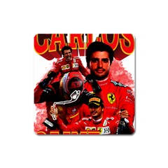 Carlos Sainz Square Magnet by Boster123