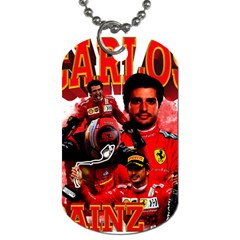 Carlos Sainz Dog Tag (one Side) by Boster123