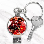 Carlos Sainz Nail Clippers Key Chain Front