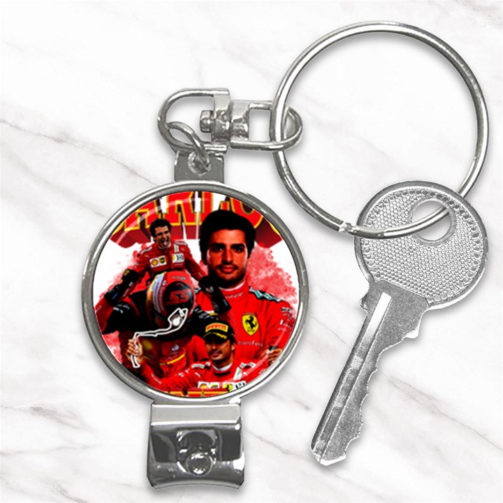 Carlos Sainz Nail Clippers Key Chain