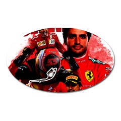 Carlos Sainz Oval Magnet by Boster123