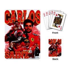 Carlos Sainz Playing Cards Single Design (rectangle)