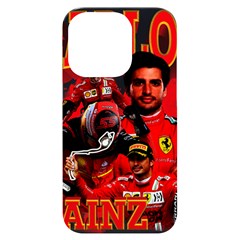 Carlos Sainz Iphone 14 Pro Black Uv Print Case by Boster123