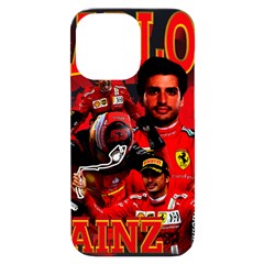 Carlos Sainz Iphone 14 Pro Max Black Uv Print Case