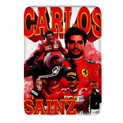 Carlos Sainz Rectangular Glass Fridge Magnet (4 Pack)