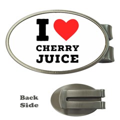 I Love Cherry Juice Money Clips (oval)  by ilovewhateva