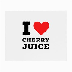 I Love Cherry Juice Small Glasses Cloth by ilovewhateva