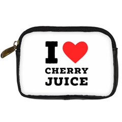 I Love Cherry Juice Digital Camera Leather Case by ilovewhateva